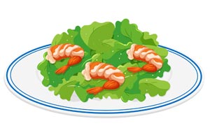 Großer Salatteller FleischbeilageH3