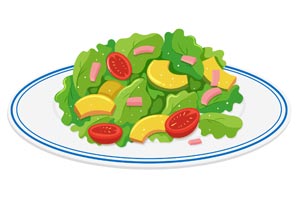 Großer Salatteller Vegi-BeilageH4