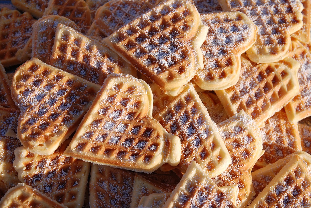 Gemeinsames Waffel backen