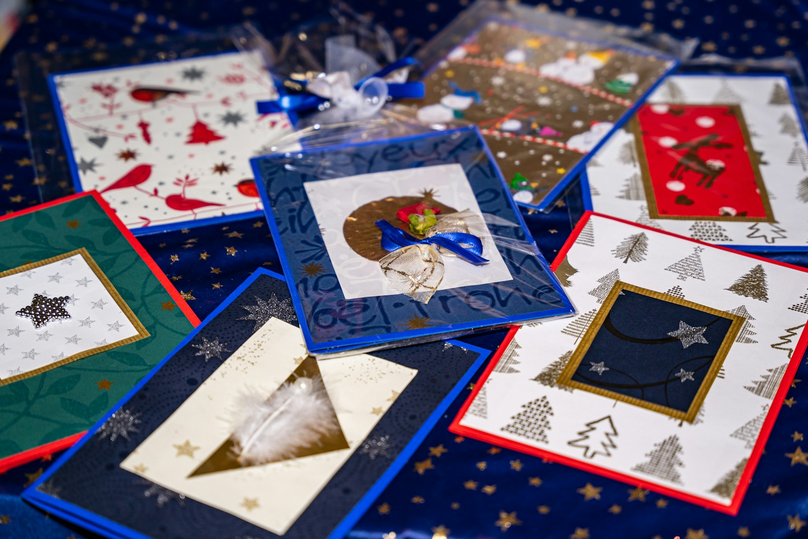 Gestalten von Weihnachtskarten mit Antje