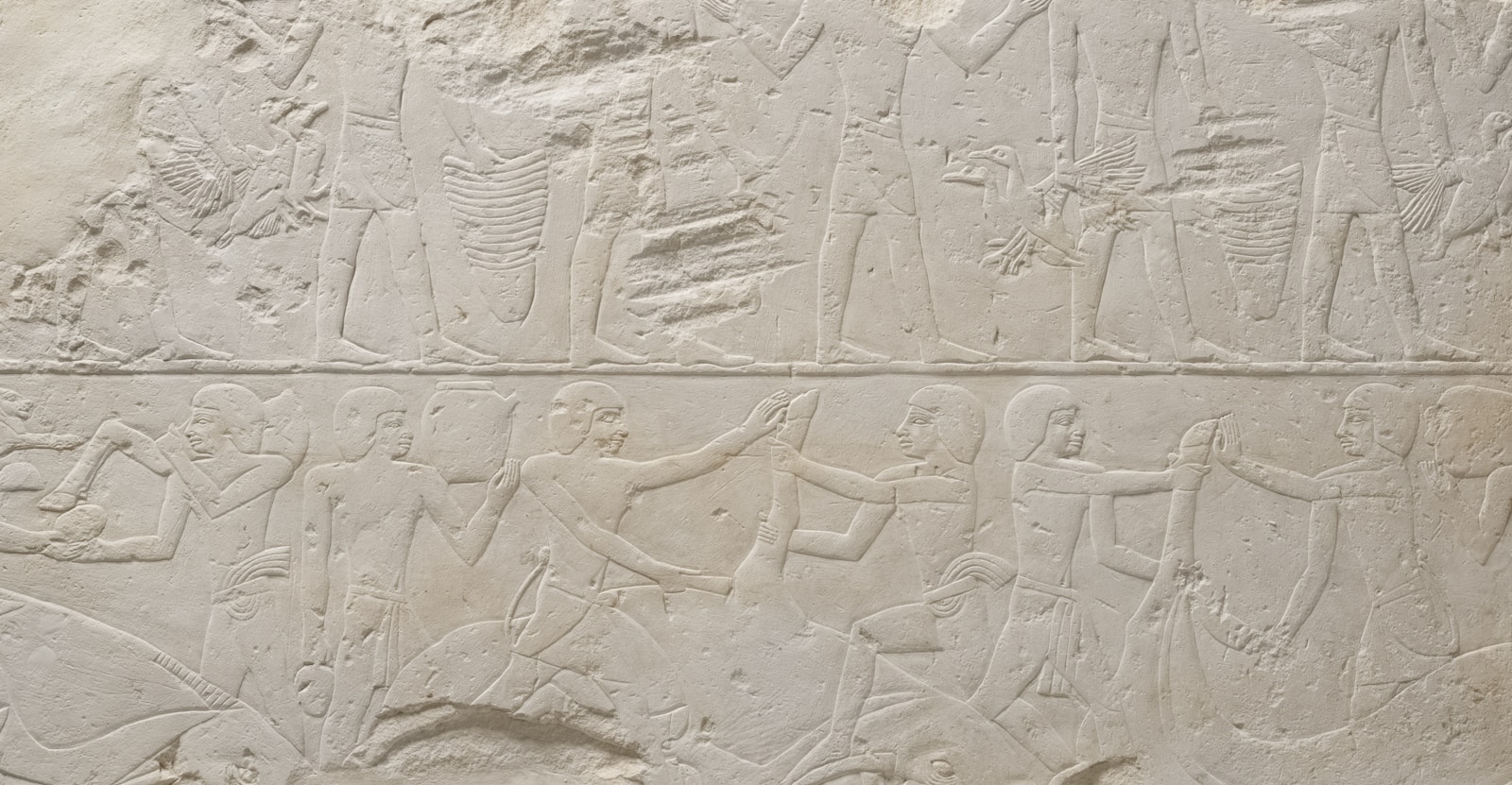 Reliefarbeiten aus Ton