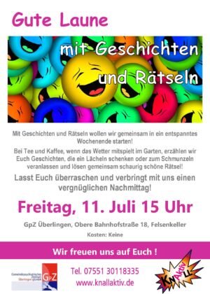 Plakat Gute Laune()