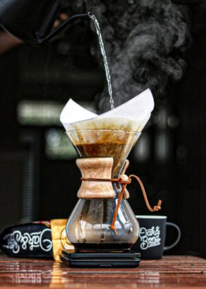 a glass of ice cream